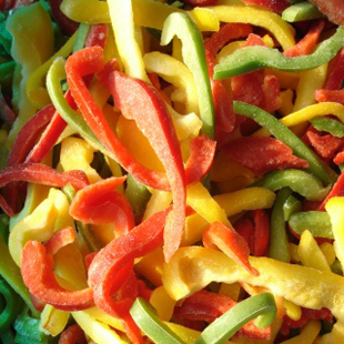 Frozen Mixed pepper strips